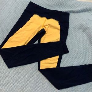 Split color lulu lemon leggings